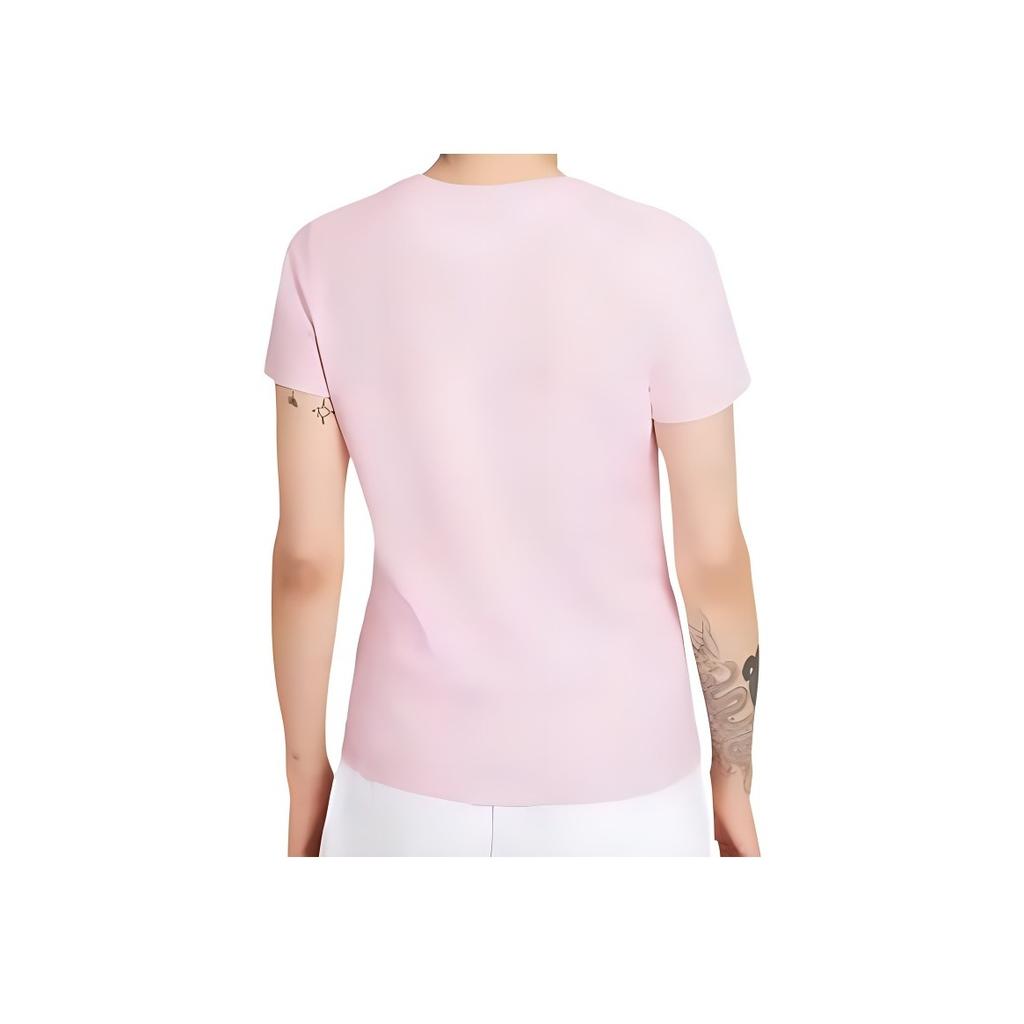 Nike Дышащая повседневная футболка с круглым вырезом и коротким рукавом, женские топы Oxford-Pink BV6170-601