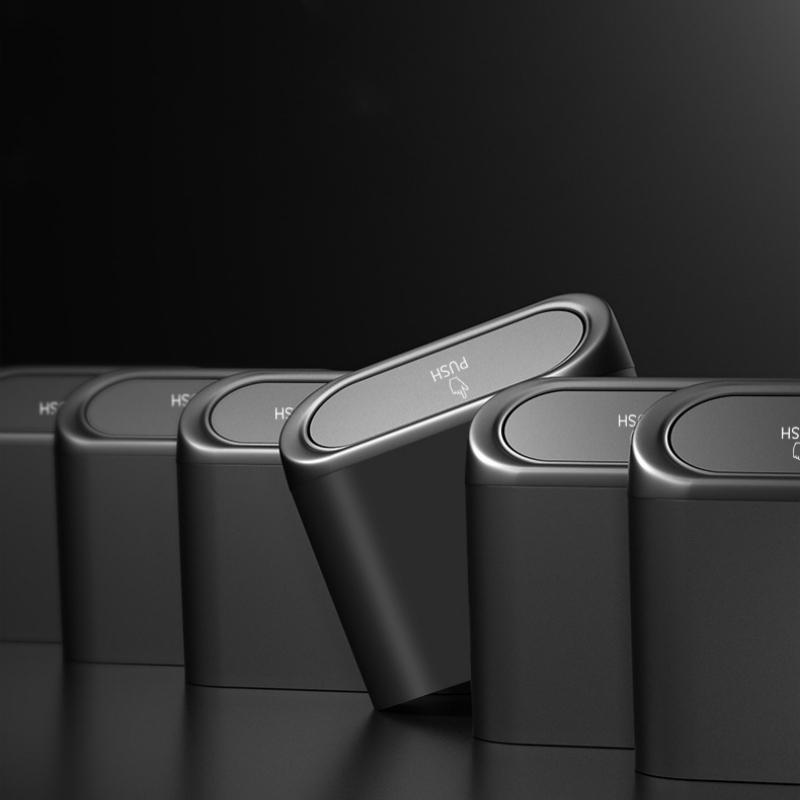 Новый автомобильный портативный мини-мусорный бак, креативный модный подвесной ящик для хранения на двери автомобиля, многофункциональный мусорный мешок, принадлежности для салона автомобиля