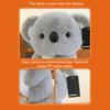 Soft Sitting Grey Koala Plush Toy Realistic Stuffed Animal Koala Hugging Pillow Christmas Gifts for Kids