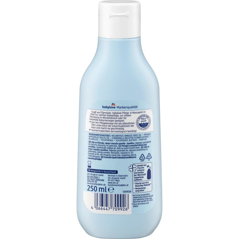 DM DM Babylove Babylove Sensitive Massage Oil 250ml