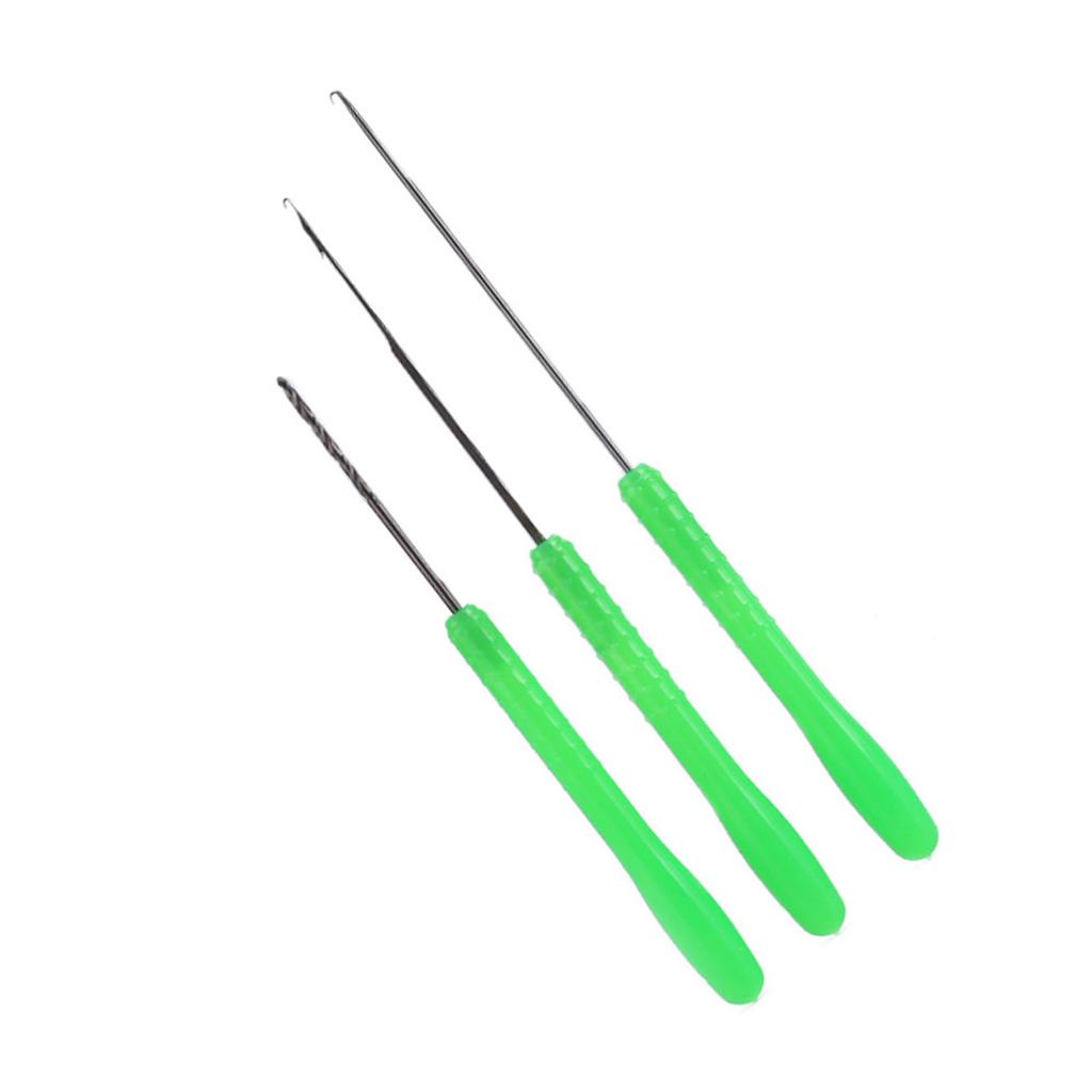 Высокоуглеродистая сталь 3 в 1, набор инструментов для игл для рыболовной приманки, сверлильный крючок, игла для изготовления снастей