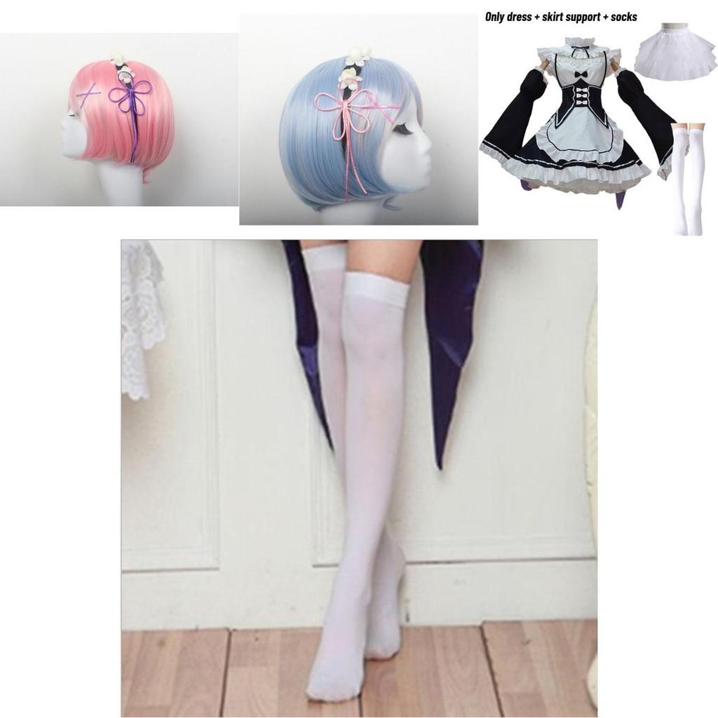 Элегантный Re:Zero Начать жизнь в другом мире Близнецы Рэм/Рем Универсальное косплей платье горничной с подходящим головным убором