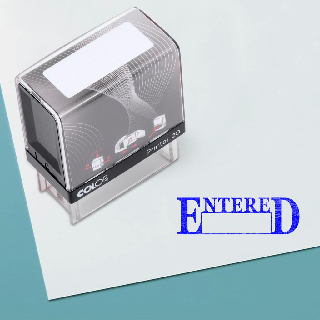 Введенный самоклеящийся резиновый штамп на заказ Colop Office Stationery P20 Mini Stamper