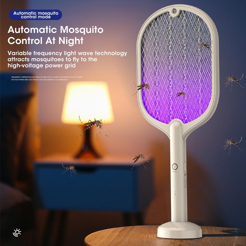 UV Light Mosquito Killer Lamp Bug Zapper Summer Electric Fly Swatter Mosquito Trap Flies USB Chargeable Mosquito Swatter Killer