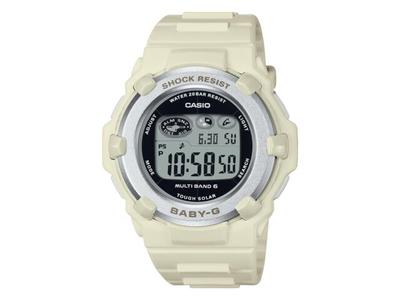 Baby-G BGR-3003NC-7JF Nuance Colors цифровые радиочасы на солнечных батареях белые 40 мм