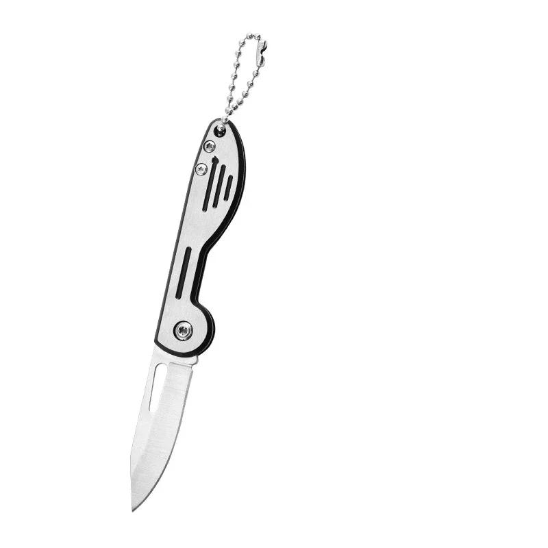 Мини складной нож, EDC Sharp Pocket Knife Key Shape Portable Pocket Knife Camping Fruit Specialized