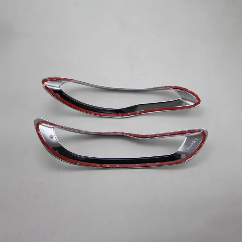 Для Jeep Cherokee KL 2014 2015 2016 2017 2018 ABS передний/задний задний бампер противотуманные фары крышка лампы отделка молдинг аксессуары