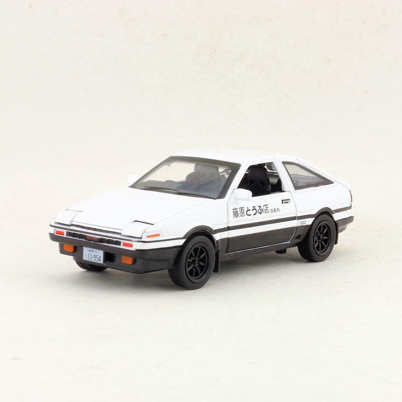 Initial D 1:32 звук и свет имитация модели автомобиля AE86 модель автомобиля из сплава Return Force игрушка