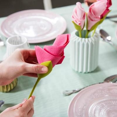 Держатель для бумажных полотенец - Peleg Design - Bloom - Зеленый - 4 Цветка - Оригинальный аксессуар