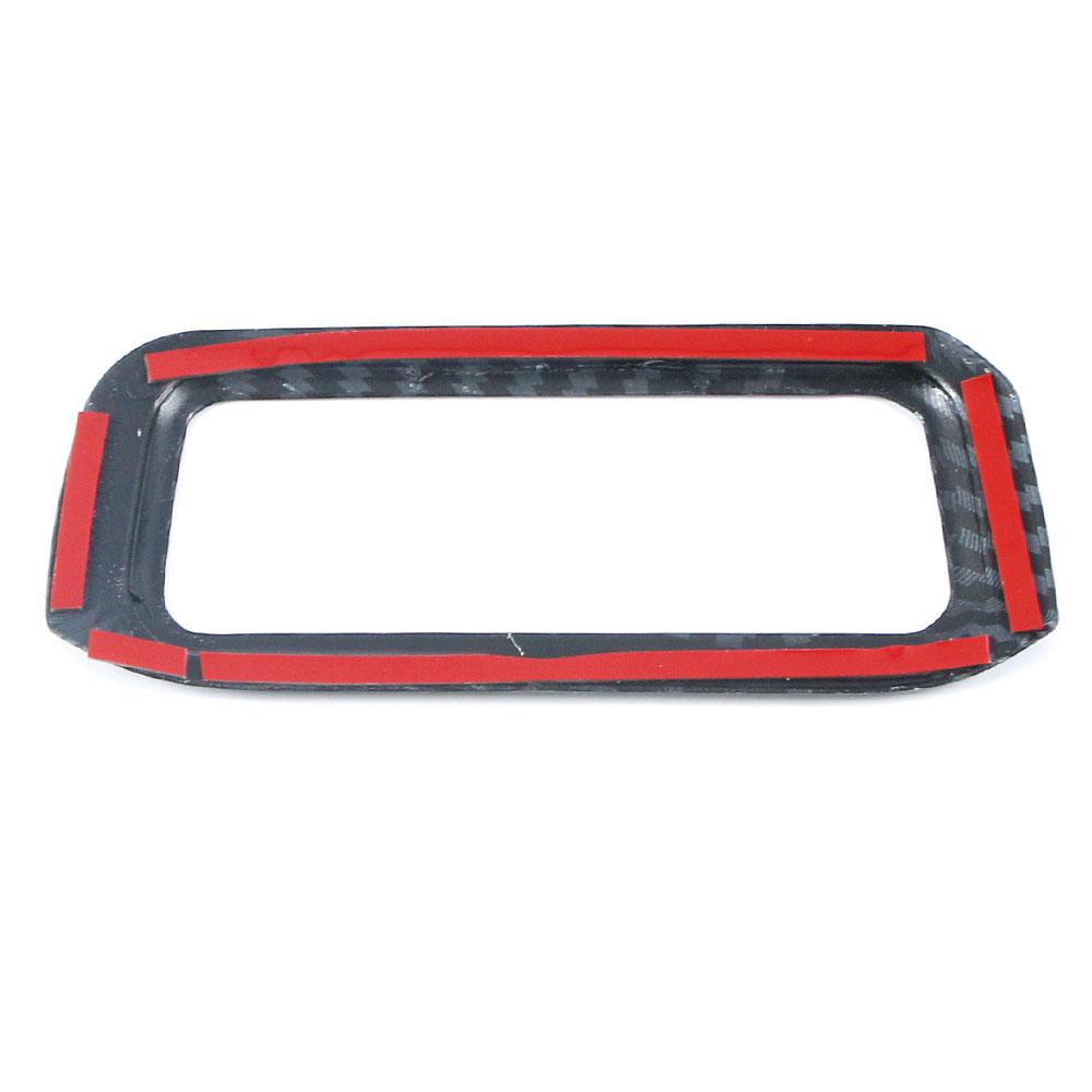 Для GWM Tank 300 2024 2024 RHD LHD Черные аксессуары Переключатель фар Рамка Отделка Карбоновый декор интерьера Наклейка на кнопку фары