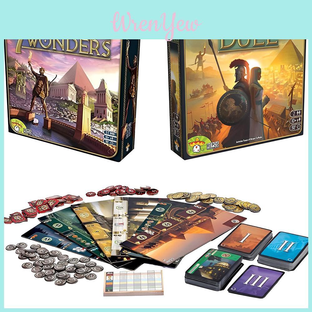 Эпическая Дуэль Семи Чудес Семейная Карточная Игра для 2 Игроков