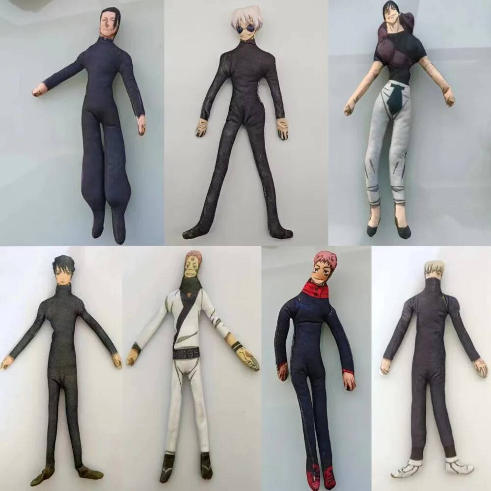 Куклы Jujutsu Kaisen Годжо Гэто Тодзи Итадори Юдзи Фусигуро Мегуми Рёмен Сукуна Инумаки Плюшевые игрушки Jujutsu Kaisen Мягкие куклы