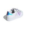 adidas Оригинальные Superstar Cf Удобные Низкие Кеды для Скейтбординга Белый Лазер Детские Кроссовки AQ6279