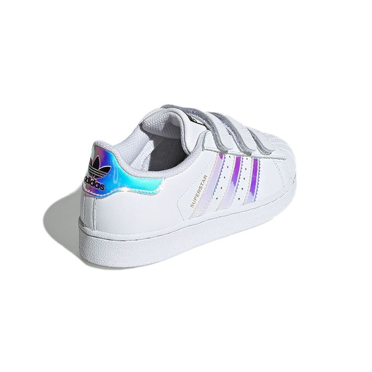 adidas Оригинальные Superstar Cf Удобные Низкие Кеды для Скейтбординга Белый Лазер Детские Кроссовки AQ6279