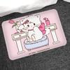 Cute M-Mikko I-Illustrations Bathroom Mat Anti-slip Absorb Water Long Strip Cushion Bedroon Mat Welcome Doormat