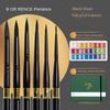 Borrence Hook Line Pen Watercolor Brush Nylon Acrylic Artist Paint Brushes for Acrylic Watercolor Oil Painting Art Craft Kit