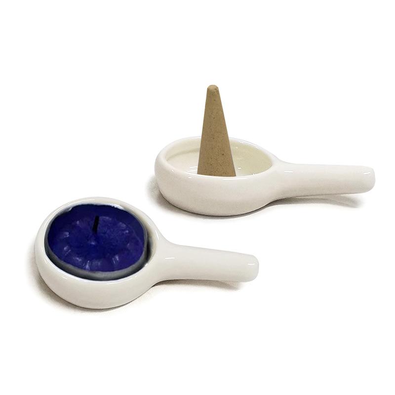 Керамический подсвечник для расплавленного воска, масляная горелка, диффузор, поднос для ароматизаторов, ароматерапевтическая печь, подсвечник, украшение для дома