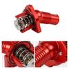 BEVINSEE Aluminium Water Inlet with Thermostat for Toyota 4Runner/Tundra/Tacoma/FJ Cruiser, Replace for 16031-0P010