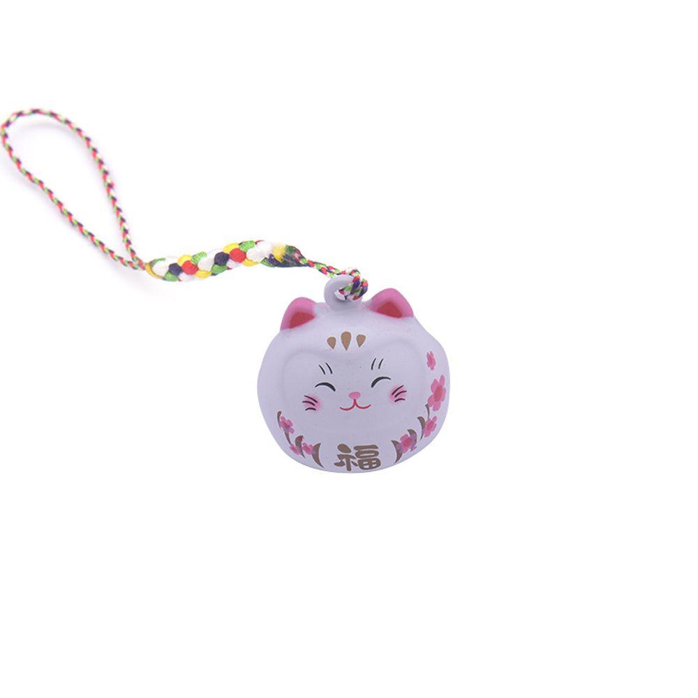 Pendant Keyring Bag Pendant Japanese Lucky Cat Keychain Mobile Phone Strap Maneki Neko Phone Charm