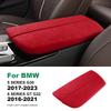 for BMW 5 Series G30 2017-2023 6 Series GT G32 Car Center Console Armrest Cover 2016-2021 Italian Premium Suede LHD Accessories