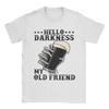 Унисекс Женская Футболка с Графическим Принтом Hello Darkness My Old Friend Стаут Темное Пиво Футболка Хлопок Футболки Одежда
