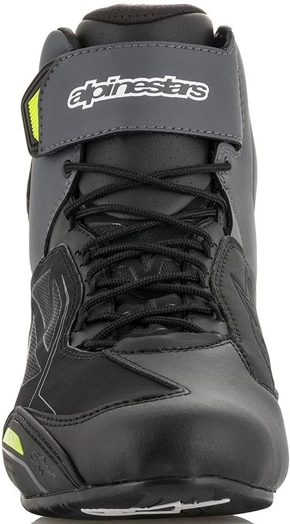 Велосипедные туфли Alpinestars Flow FASTER3 DRYSTAR Shoes 1691600204 Черный/Серый/Желтый 9/26.5 см (254 0719)