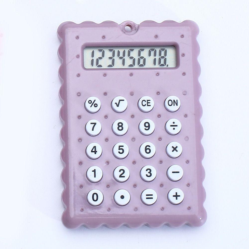 Biscuit Shape Scientific Calculators Battery Student Calculators Mini Calculator  Stationery