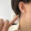 Милые цветочные серьги для женщин в свежем и пасторальном стиле, универсальные серьги