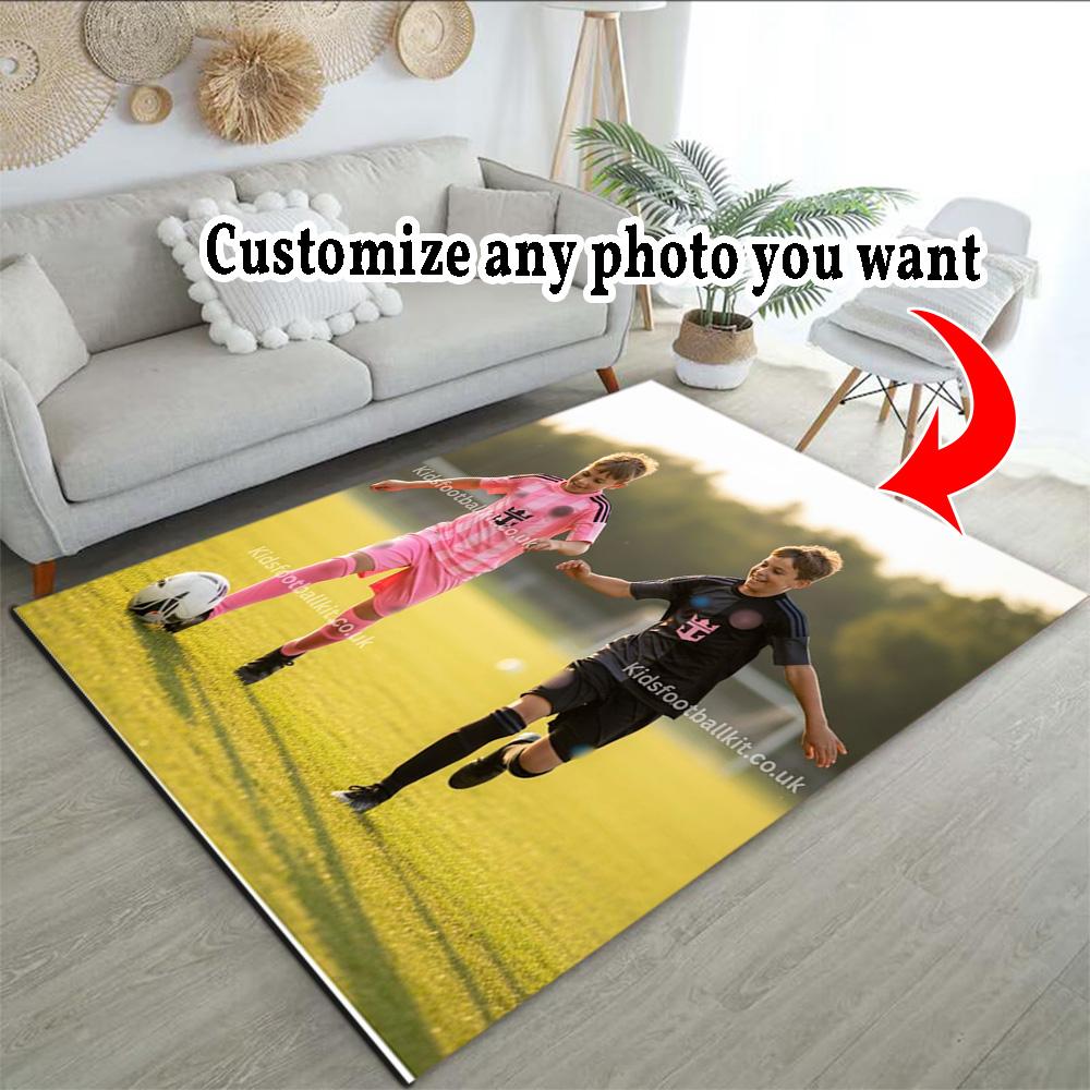 Customize Photos Customize picture Area Rug Perfect for Foyer Playrooms Dormitory Dining Room Anti-slip Rug Anime Office Decor