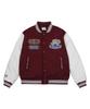 Унисекс varsity-куртка с вышивкой медведя_Бордовая