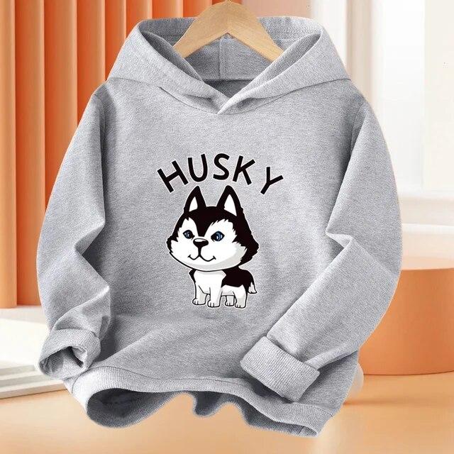 Детские толстовки с забавным милым котом и принтом животных, пальто с капюшоном, модная спортивная одежда на весну и осень для мальчиков и девочек