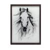 Subtle Elegance of the Horse Subtle Elegance of the Horse, 30X40 Cm, White Wooden Frame, 230 Gsm Matte Paper
