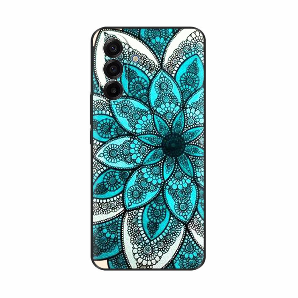 Чехол для Samsung Galaxy A17 5G Цветной Цветочный Чехол Мягкий Силиконовый Чехлы для Телефона Для Samsung A17 Чехол A 17 SamsungA17 Задняя Крышка