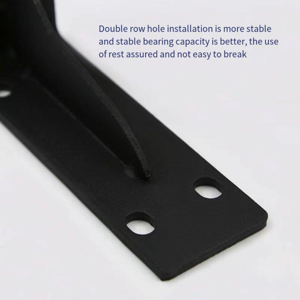 6-18IN Floating Shelf Brackets Heavy Duty Partition Rack Wall Shelf TV Cabinet