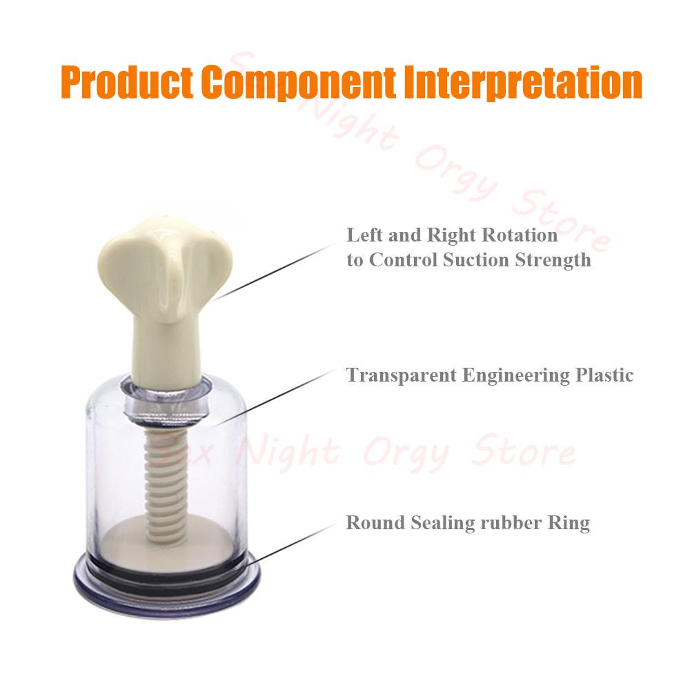 Nipple Sucker Nipple Clamps Clit Pussy Pump Clitoris Clip Vacuum Stimulate Breast Enlarger Vibrator BDSM Adult Sex Toy For Women