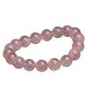 Hongchu Crystal Natural Grapefruit Agate Bead Bracelet Ice Madagascar Pink Quartz Bracelet