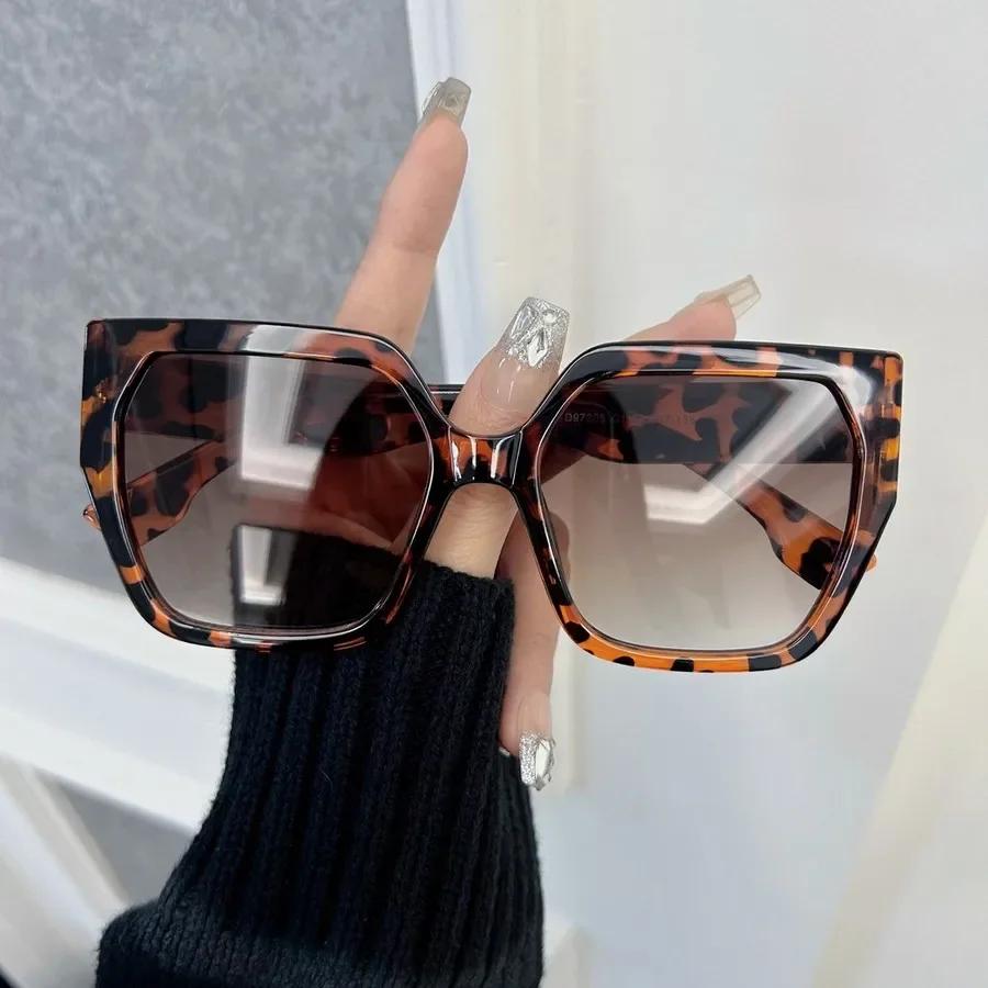 Дизайнерские солнцезащитные очки «кошачий глаз» женские мужские трендовые брендовые квадратные солнцезащитные очки женские мужские большая оправа зеркальные классические