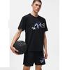 Футболки унисекс из коллекции Li Ning Wade, черные, с круглым вырезом, умеренного прямого кроя, AHST335-1