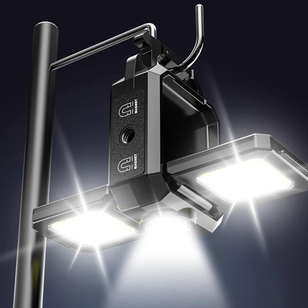Карманный рабочий фонарь XPE COB LED Мини-брелок 500/1000 лм Type-C USB Перезаряжаемый Аварийный фонарик для активного отдыха и кемпинга