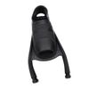 Freediving Fin Foot Pocket TPR Longblade Long Wing Diving Fin Foot Pocket for Swimming Equipment Black S(37 To 38)