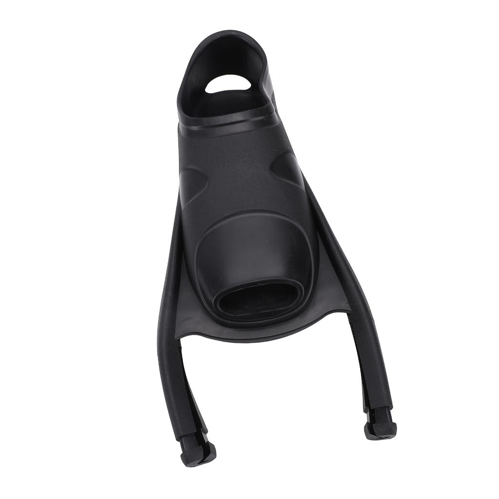 Freediving Fin Foot Pocket TPR Longblade Long Wing Diving Fin Foot Pocket for Swimming Equipment Black S(37 To 38)