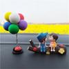 Girls Gifts Balloon Ornament Dashboard Figurine Cartoon Couples Model Car Ornament Car Decoration