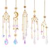 Galaxy Crystal Suncatcher Wind Chime - Rainbow Light Pendant Decoration
