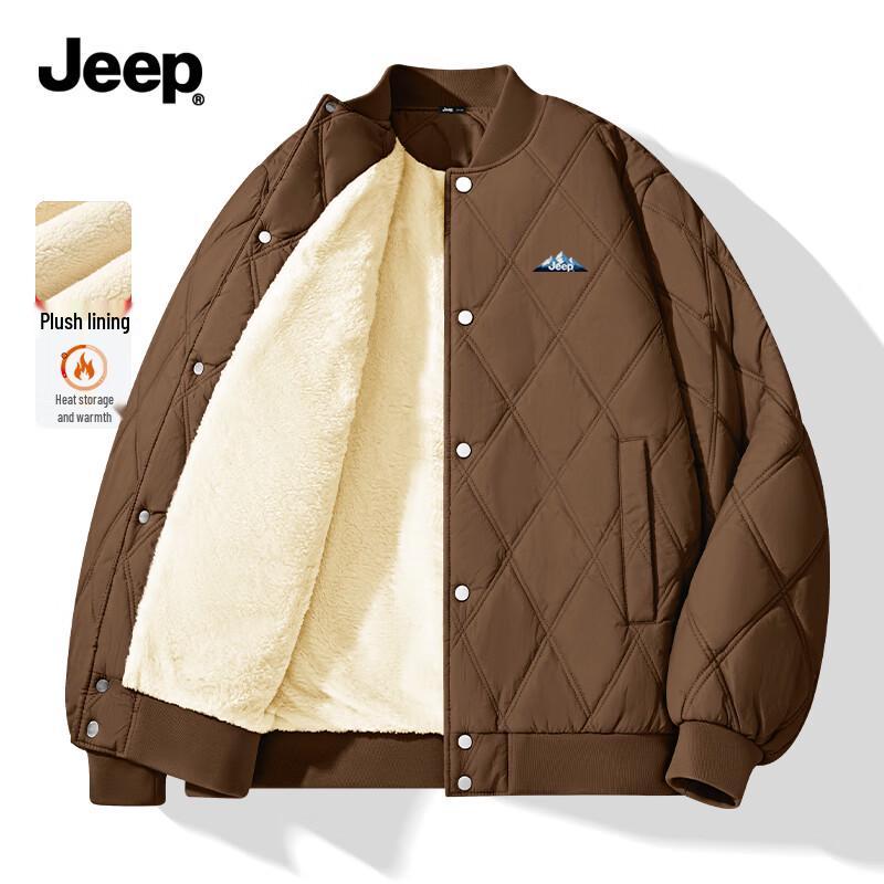 Jeep Мужская утепленная зимняя куртка на флисовой подкладке