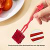 6/12/24/36 Pcs Creative Household Fruit Fork Food Grade Mini Portable Disposable Plastic Forks Skewers for Fruit Cake Desserts