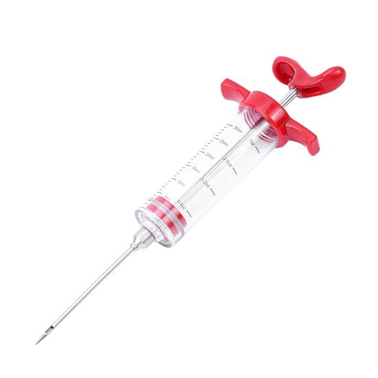 Инжектор для индейки с 3 навинчивающимися иглами для маринада Портативный гриль для барбекю Мясо Индейка Инструменты для впрыскивания аромата маринада Набор Кухонные гаджеты