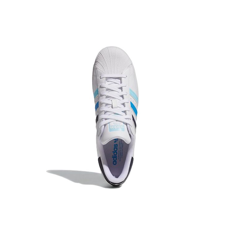 Adidas Кроссовки унисекс Superstar White Legend Ink Gradient Cloud-White Bliss-Blue HP5499