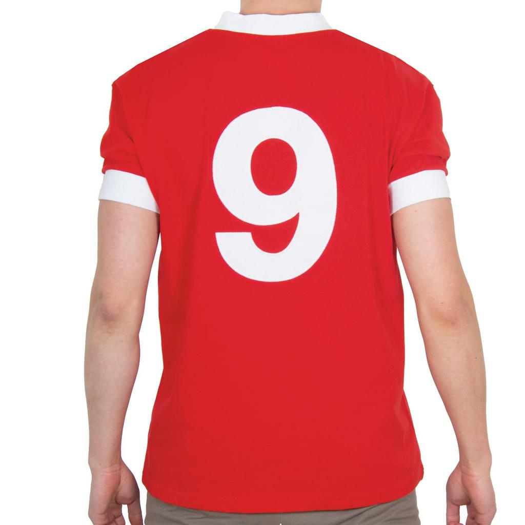 FA Wales Mens 1958 John Charles 9 Retro T-Shirt