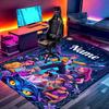 Custom Name Personalized Demon Hunters Kpop Print Carpet, Versatile Home Decor Rug, for Playroom, Apartment, Balcony, Entryway, Hallway Gift