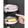 Toilet Corner Does Not Hurt the Wall Triangle Soap Box Toilet Triangle Soap Storage Rack Wall Hanging Soap Storage Box